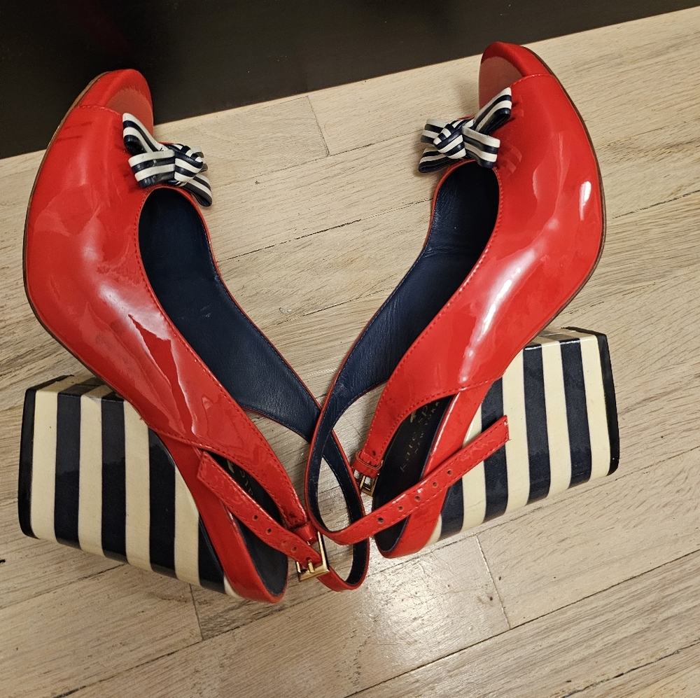 Kate Spade ♠️ wedges - Picture 5 of 16